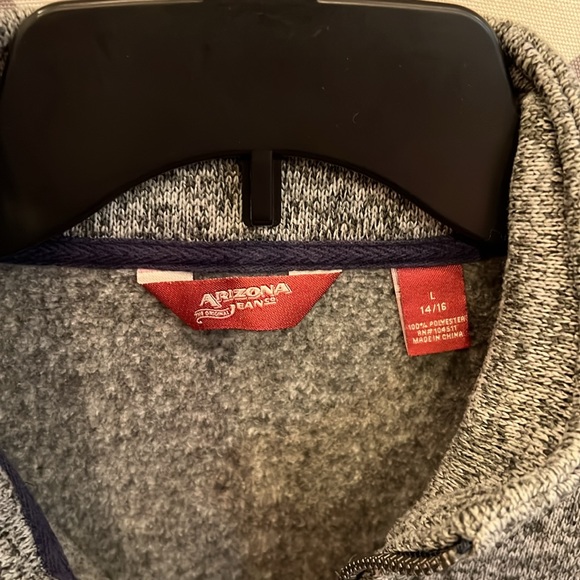 Arizona Boys pullover quarter zip sweater - Picture 3 of 3